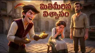 మితిమీరిన విశ్వాసం 😔 | హృదయాన్ని తాకే తెలుగు నీతి కథవిశ్వాసం అవసరం… కానీ మితి KIDS నీతి కథలు STUDIO