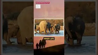 Mother Elephant's Strength: A Lesson in Love & Courage  #motivationalshorts #inspirationalspeech