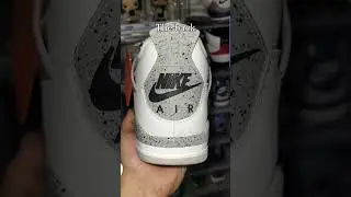 iconic Sneaker and a timeless design the jordan 4 white cement #jordan4 #sneakers #kotd #snekerheads