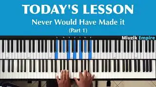 Never Would Have Made it -  Marvin Sapp - Advanced Piano Tutorial