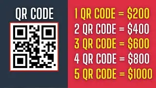 Earn $200 Creating QR Codes (Easy Ways To Make Money Online)