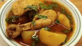 Aloo Chicken Recipe by khalida kitchen| mZedar Aloo Chicken Recipe |