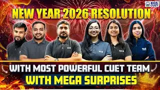 New Year 2026 | Resolution With Most Powerful CUET Team | With Mega Surprises