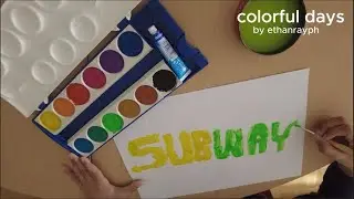 How to draw the Subway logo | EthanRayPH