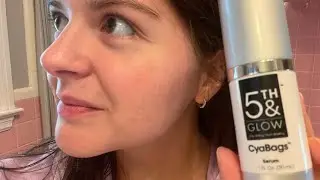 5th & Glow Cyabags Instant Under Eye Bag Remover Serum PRODUCT REVIEW Aging Undereyes