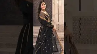 Pakistani actress black dress