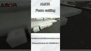 PE foam cutting and punching. #PEfoam  #EVAfoam #Foampunching #CNCknifecutter