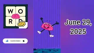 WordBrain Space Brain Event June 29, 2025 - All Parts | Full Gameplay & Solutions