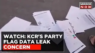 KCR's Party Flags Data Leak Concern After Guarantee Scheme Forms Seen Flying On Roads | Top News