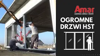 Amar - Prawidłowy montaż przesuwnych drzwi balkonowych HST o szerokości 6,5m