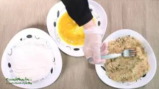صدور الدجاج بجبن البارميزان بطريقة صحية - Healthy Chicken breast with Parmesan cheese