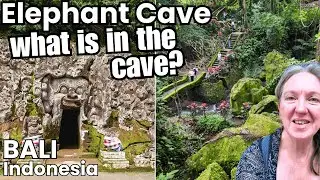 Exploring Goa Gajah temple, the Elephant Cave - Ubud Bali | solo travel vlog Bali