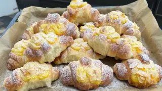 ВАУ просто тесто 😱 Только что нашла самый простой способ испечь КРУАССАНЫ 🤩 Вкусно.!