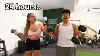 LAST TO STOP WORKING OUT WINS!!! *CHALLENGE*