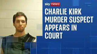Charlie Kirk murder suspect Tyler Robinson appears in court as prosecutors seek death penalty