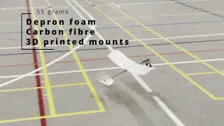 Racerstar BR1103B brushless motor on an RC airplane