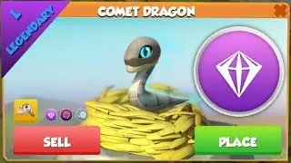 Legendary COMET DRAGON HATCHING! 2 Comet Dragons!  - Dragon Mania Legends #555