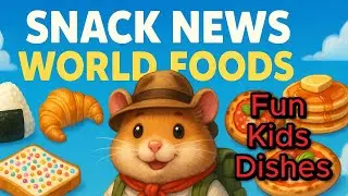 Snack News: World Foods! Fun Kids Dishes from 10 Countries | Hamster NBC🏰