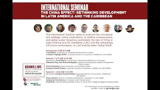 International Seminar THE CHINA EFFECT: RETHINKING DEVELOPMENT IN LATIN AMERICA AND THE CARIBBEAN