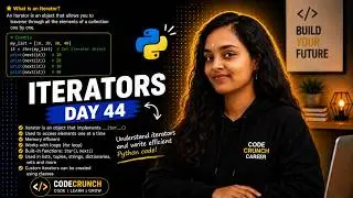 Worried About iter() & next()?  🤔| Day 44 | 100 Days of Python | Interview Question