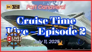 Cruise Time Live - Episode II Live Cruise Ship departures from Port Canaveral!