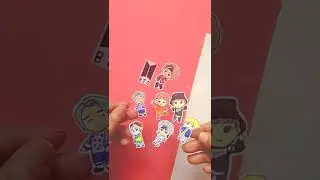 DIY- BTS Sticker at home | How To Make Sticker no double sided tape#shorts#bts#SREE_ART