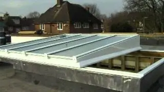 Slide Open Rooflight Electrically Operated