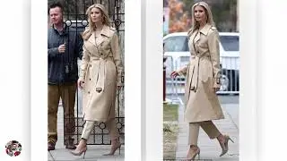 Ivanka and Tiffany Trump brave the pouring rain in style as they support father on trip Cleveland