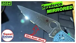 Perfecting a Mirror Edge on a Spyderco Endura 4 ZDP-189 Knife | Sweet Knives