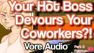 Foxy Boss Devours Your Friends...& You Like It?! [Vore ASMR Roleplay Audio] [Femdom]