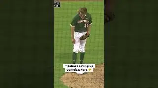 Pitcher eating up comebacks! ⚾️🔥 #baseballszn #baseball #mlb #mlblb #justbaseball #pitching