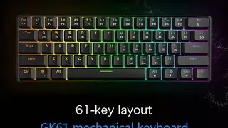 HK GAMING KEYBOARD REVIEW ( gk61)