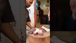 Fastest Paya Cutting, Trotters Cutting Master, Cutting Skills, Skill short