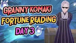 Granny Komaki Fortune Telling DAY 3 | Watatsumi Island | Free Common Chest | - Genshin Impact
