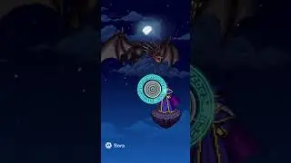 AI Pixel Wizard Fights Dragon in Night Sky! ✨🐉