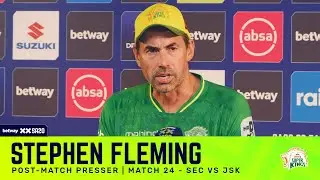 Stephen Fleming, Joburg Super Kings | SECvJSK Post-match presser | Betway SA20