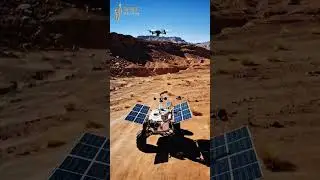 Mars Rover & Drone Teamin&rsquo; Up on the Red Planet 🤖🔴 #MarsMission #SpaceExploration #Rover