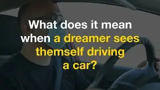 Dream of being a passenger in a car