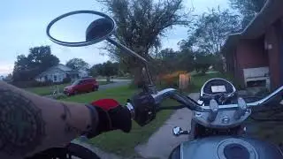 1) GoPro girl motorcycle ride 2018 Part 1