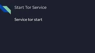 9 Start Tor Service