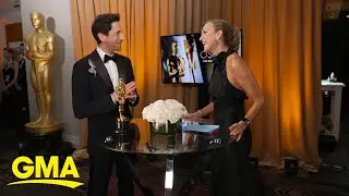 Backstage with the stars at the 2025 Oscars
