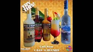 Texas Blends Premium Fruit Mix- Frozen Drinks, Margaritas, Daiquiris, Ice Cream & Smoothies