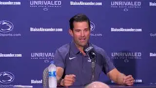 Coach Manny Diaz discusses depth at linebacker position and what to expect going into season