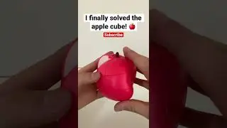 I finally SOLVED the APPLE cube! 🥳