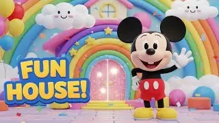 🏠🎉 Mickey Fun House with Friends 🌈🐭