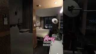 Small but mighty hotel in Downtown Los Angeles.  #hotel #travel #bonvoy #moxy #losangeles #roomtour