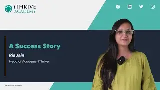 Success Story of a Functional Nutritionist | iThrive Academy | Ria Jain