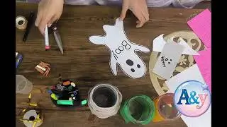  #happy #halloween #craft #video #2025 #handmade  #2026 #recycle    #howto 