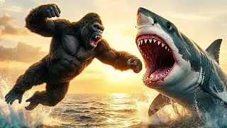 King Kong vs Big Shark | The Ocean Battle 2026 🌊🦍🦈 | iGroove 