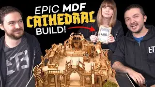 We're Building a HUGE MDF CATHEDRAL Game Board!